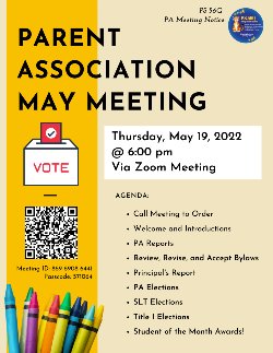 PTA Elections - Invitation Flyer